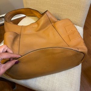 Tory Burch pebble leather boho bag